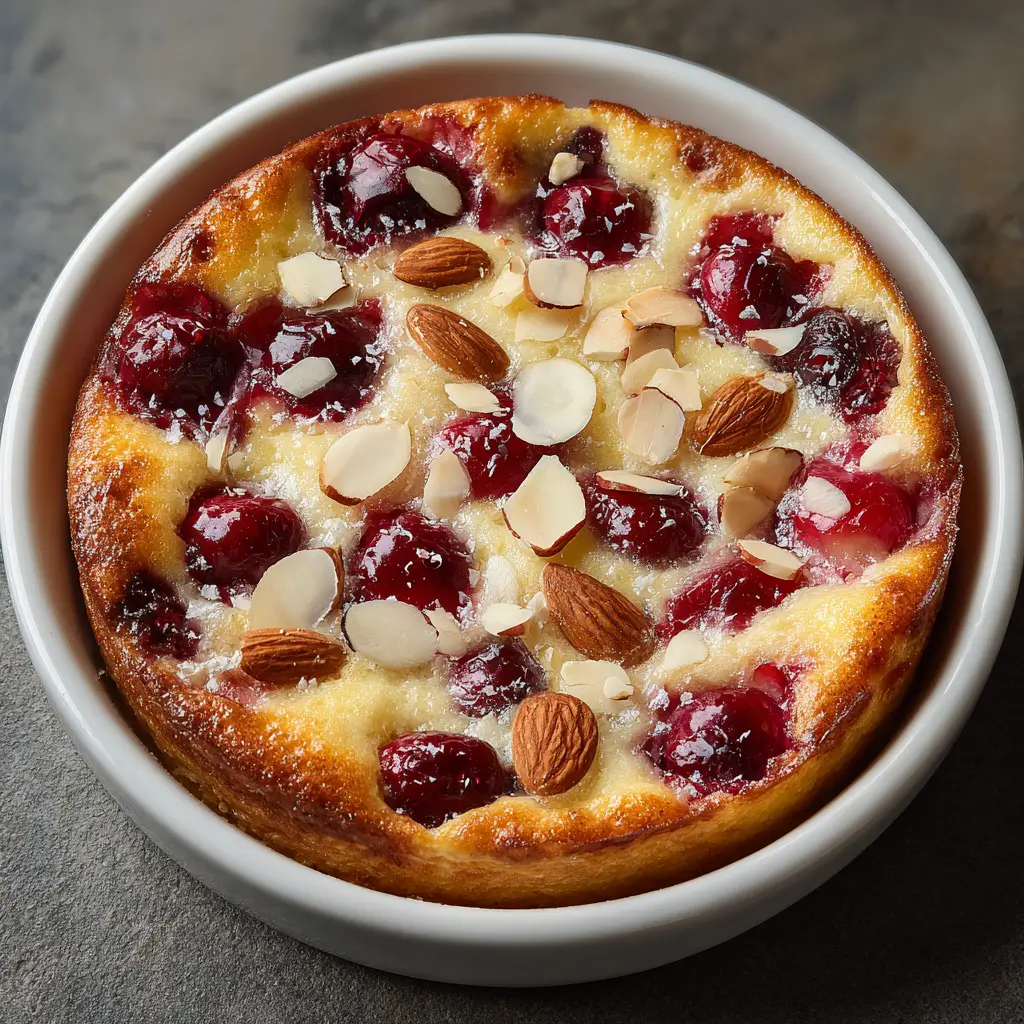 Cherry Almond Clafoutis