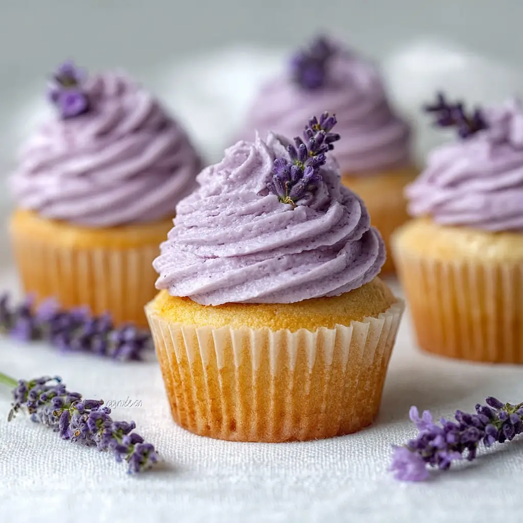 Lavender Honey Cupcakes