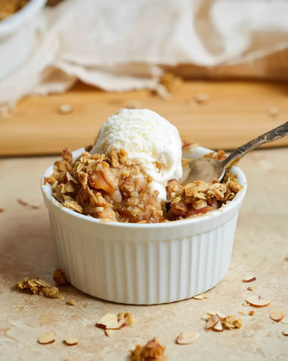 Easy Air Fryer Apple Crisp