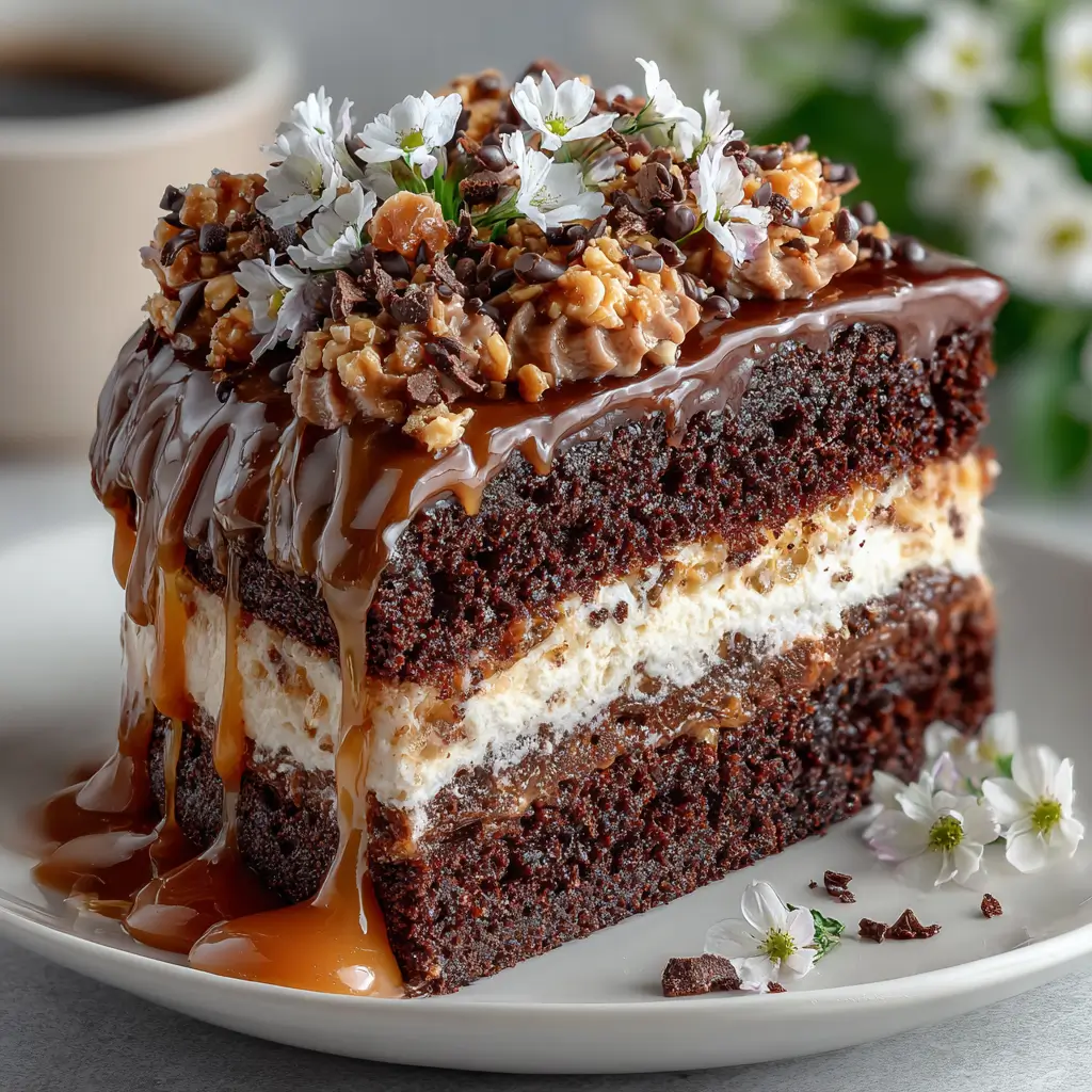 Chocolate Caramel Toffee Crunch Cake: A Decadent Delight