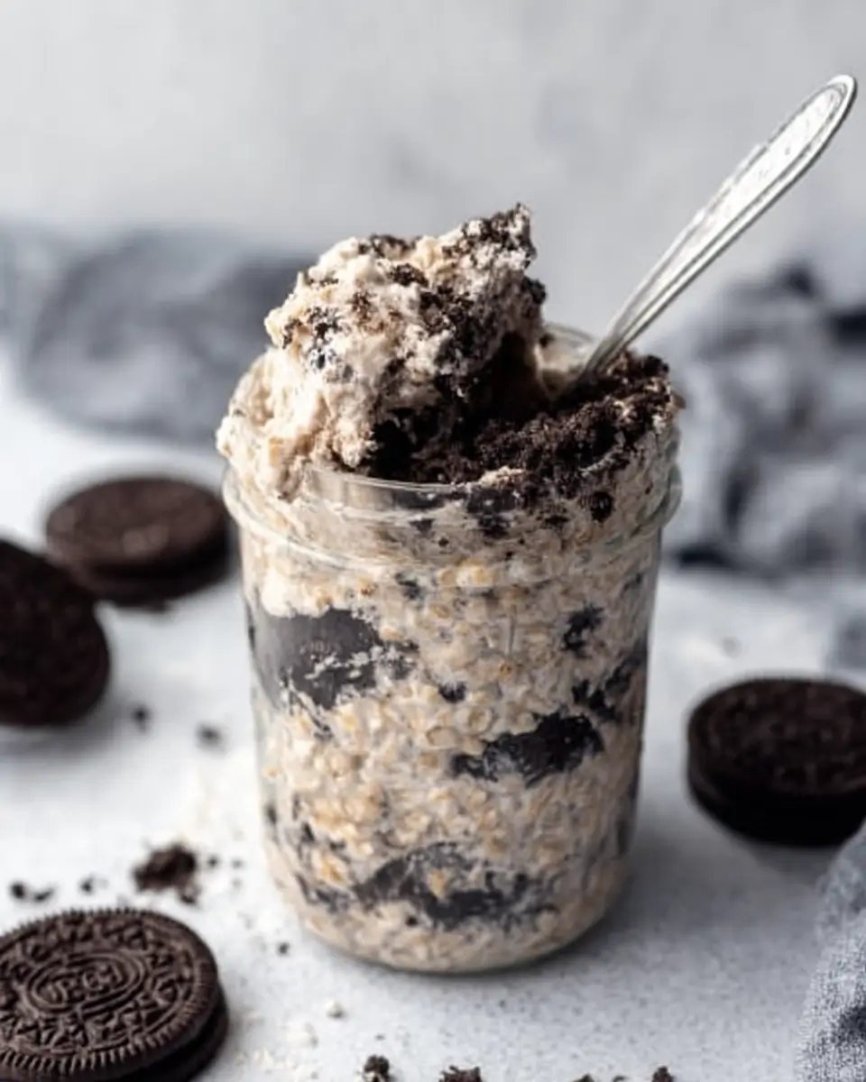 Oreo Overnight Oats