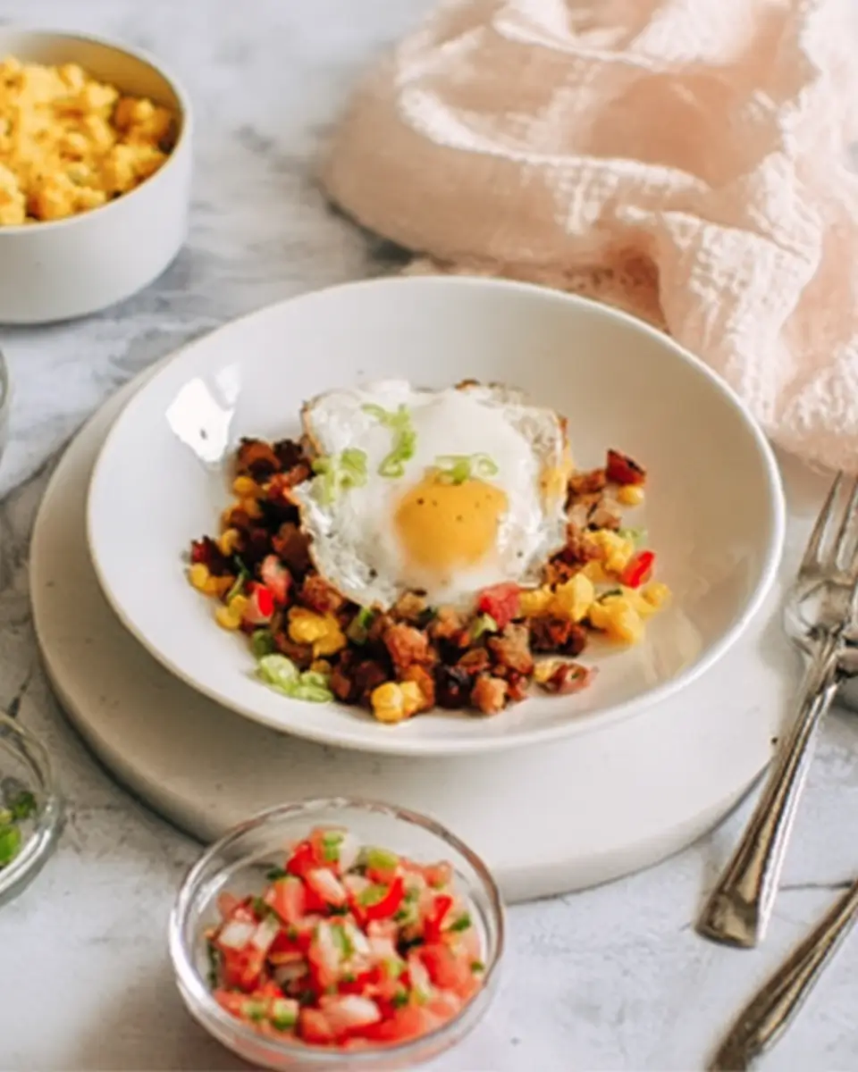 Breakfast Poutine with Hollandaise Sauce