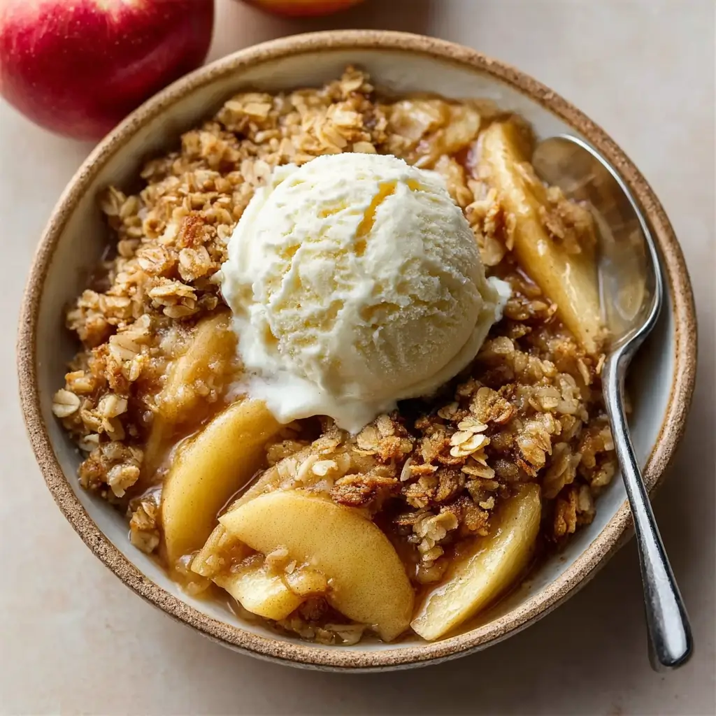 Apple Cinnamon Crisp Cheesecake (No-Bake)