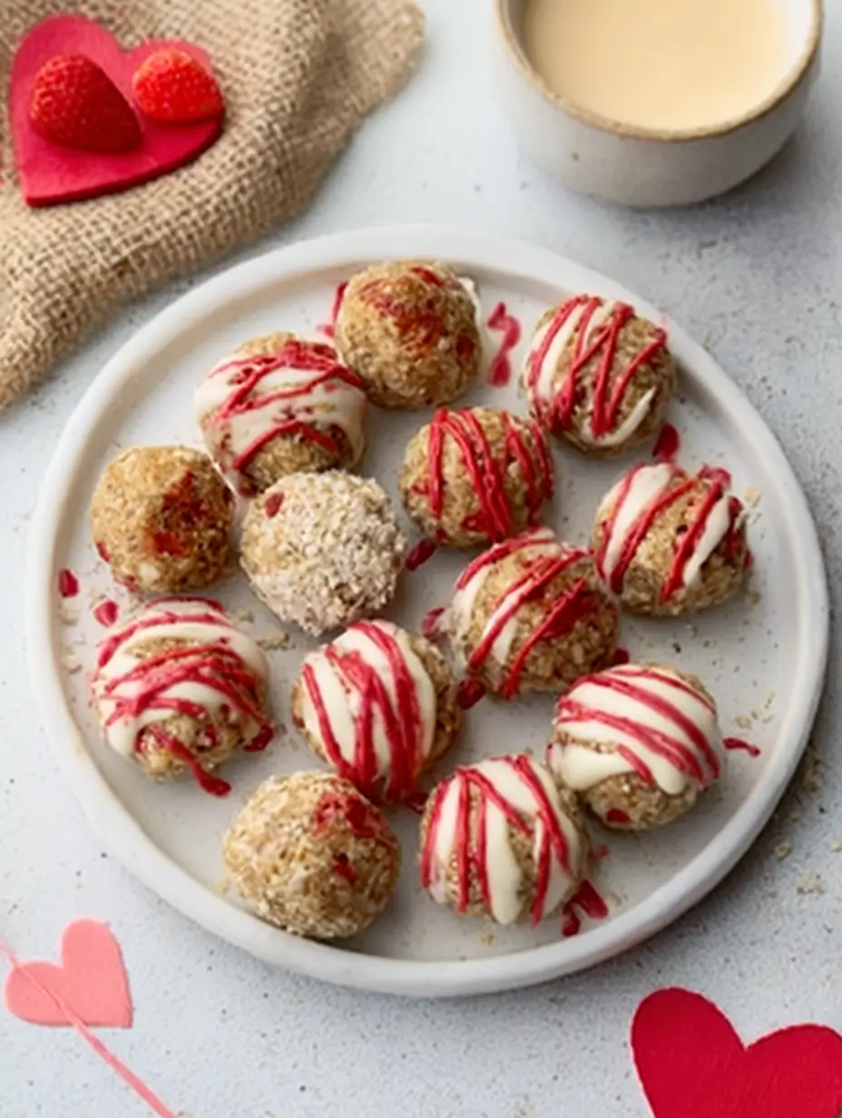 Strawberry Shortcake Energy Bites