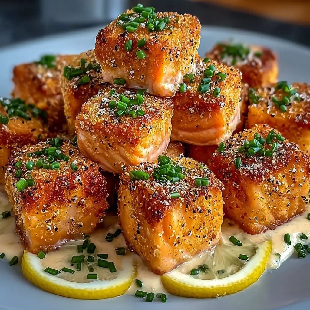 Crispy Bang Bang Salmon Bites