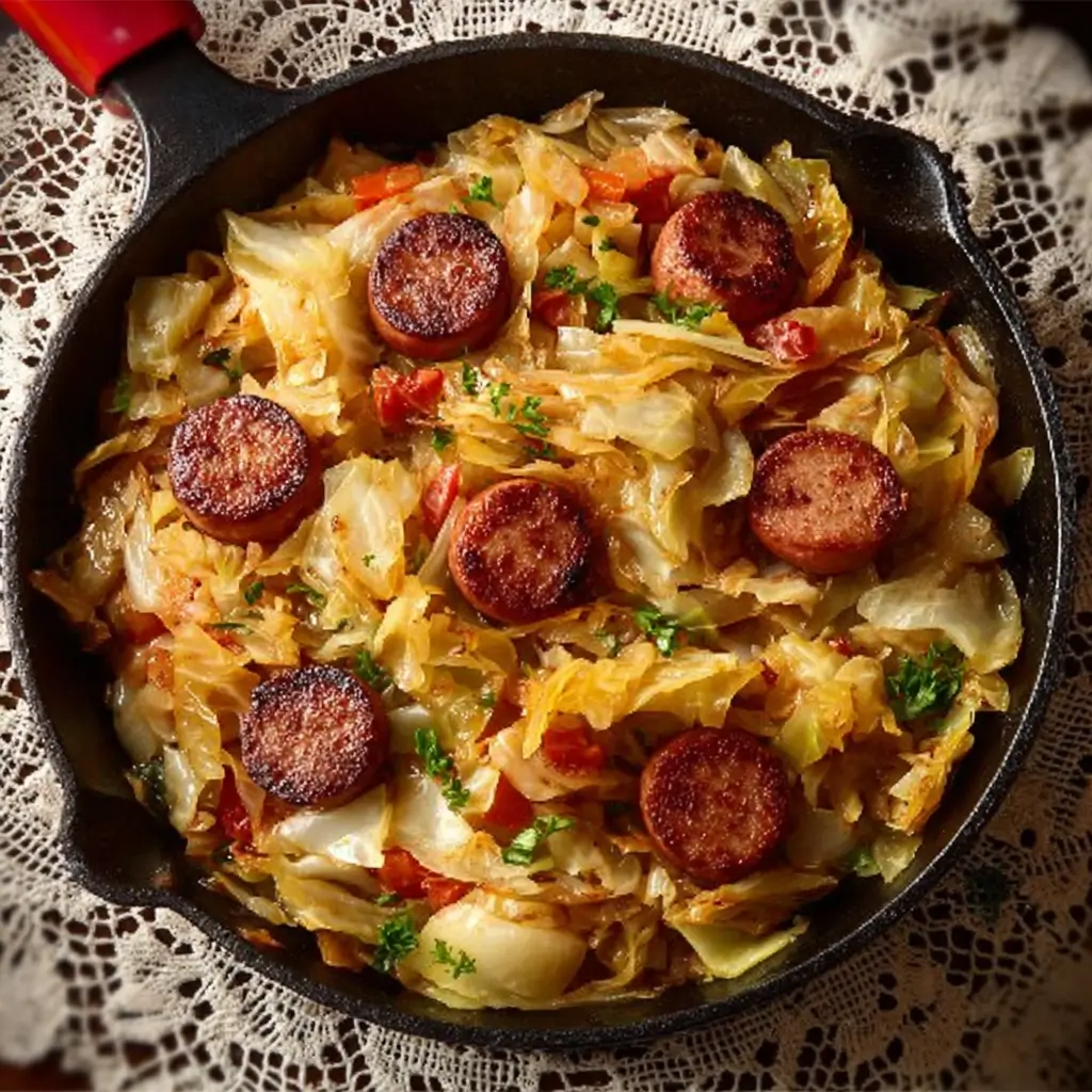 Sausage and Cabbage Stir Fry
