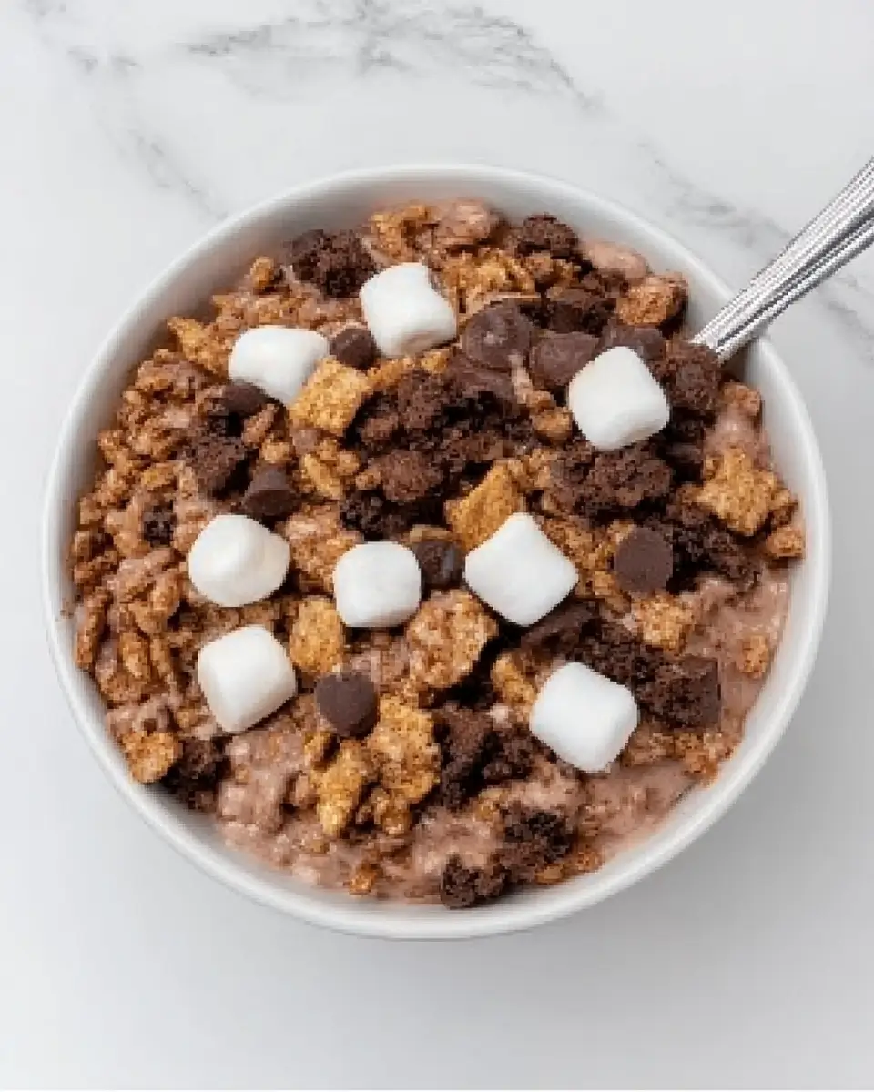 Double Chocolate Protein S’mores Bowl