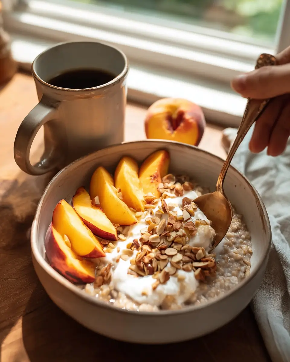 Peach Oatmeal Bowl: A Healthy and Delicious Breakfast
