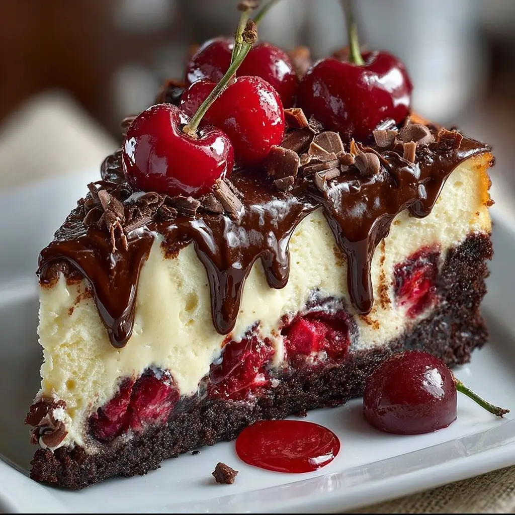 Dreamy Black Forest Cheesecake