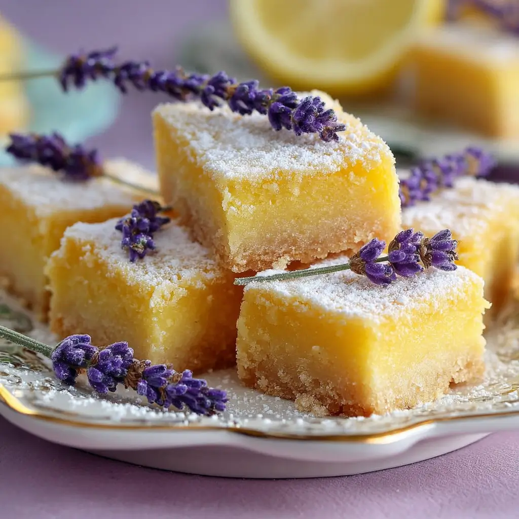 Lavender Lemon Bars