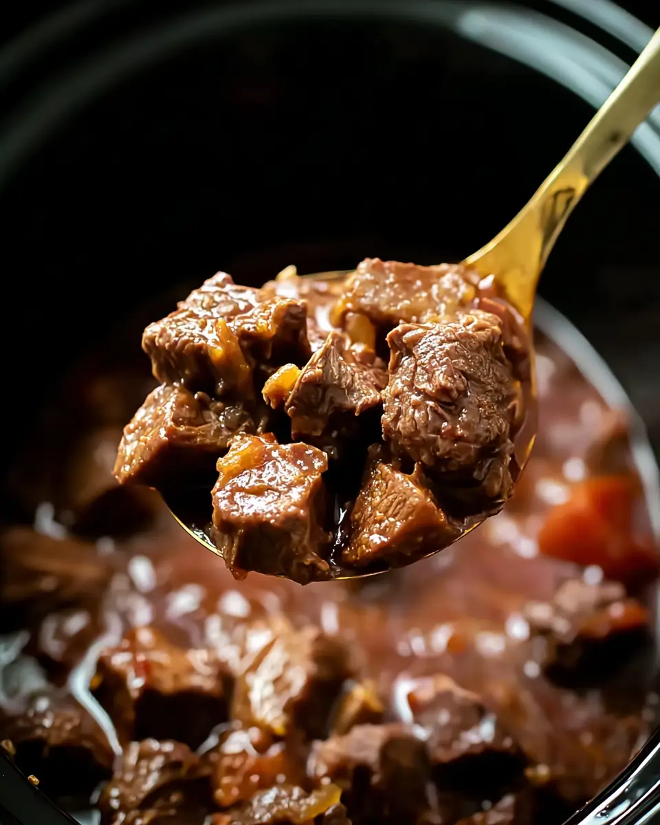 Easy Crockpot Steak Bites