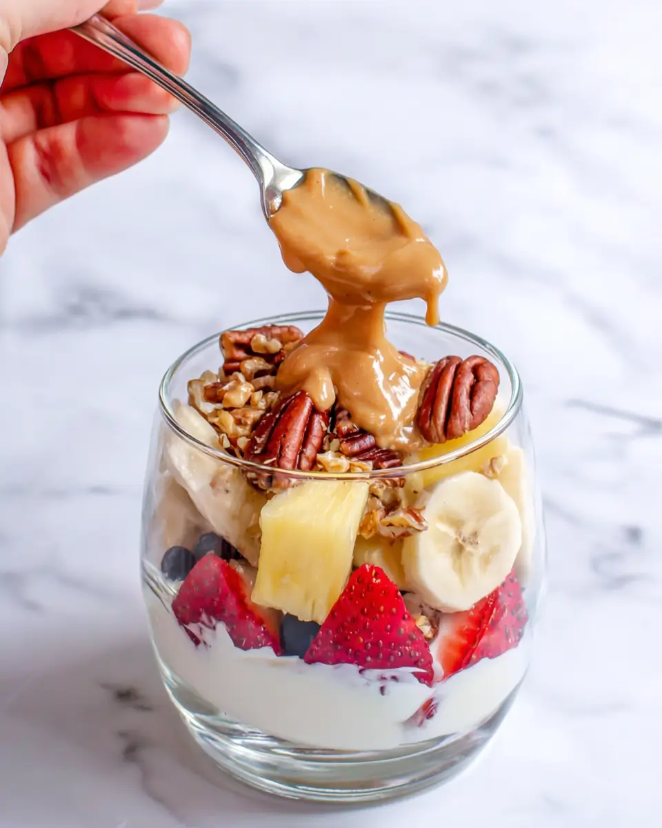 Caramel Crunch Cheesecake Fruit Salad