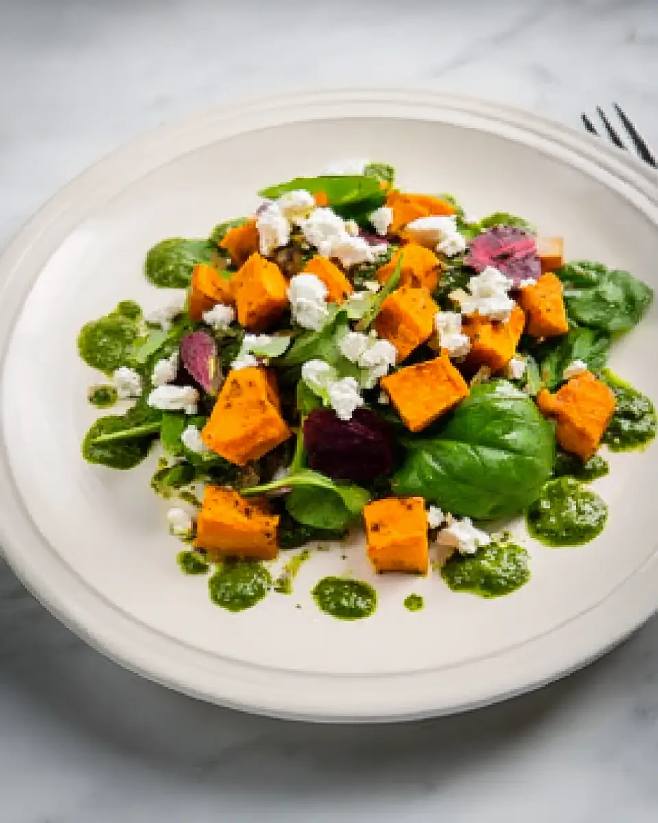 Roasted Pumpkin & Feta Salad