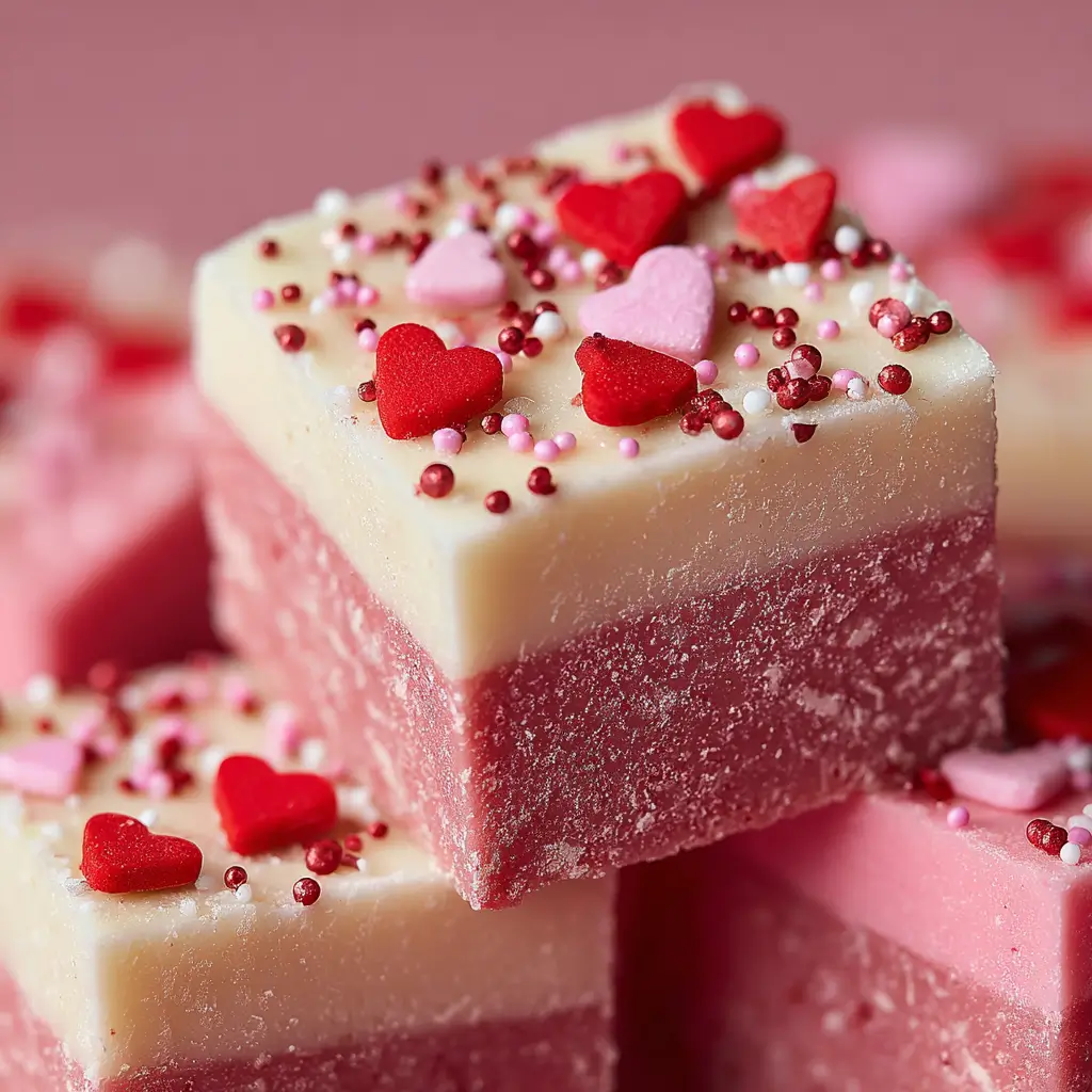 Valentine’s Day Sugar Cookie Fudge