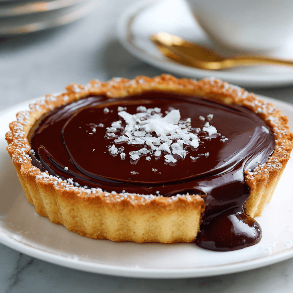 Dark Chocolate Ganache Tart