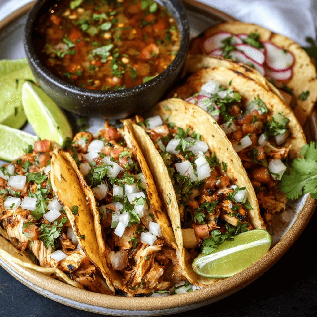 Chicken Birria Tacos