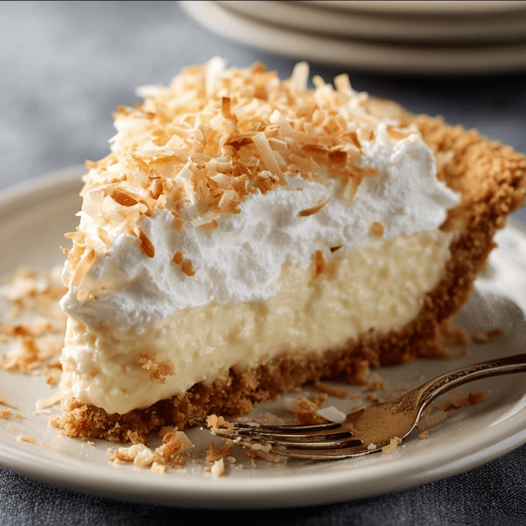 Toasted Coconut Cream Pie