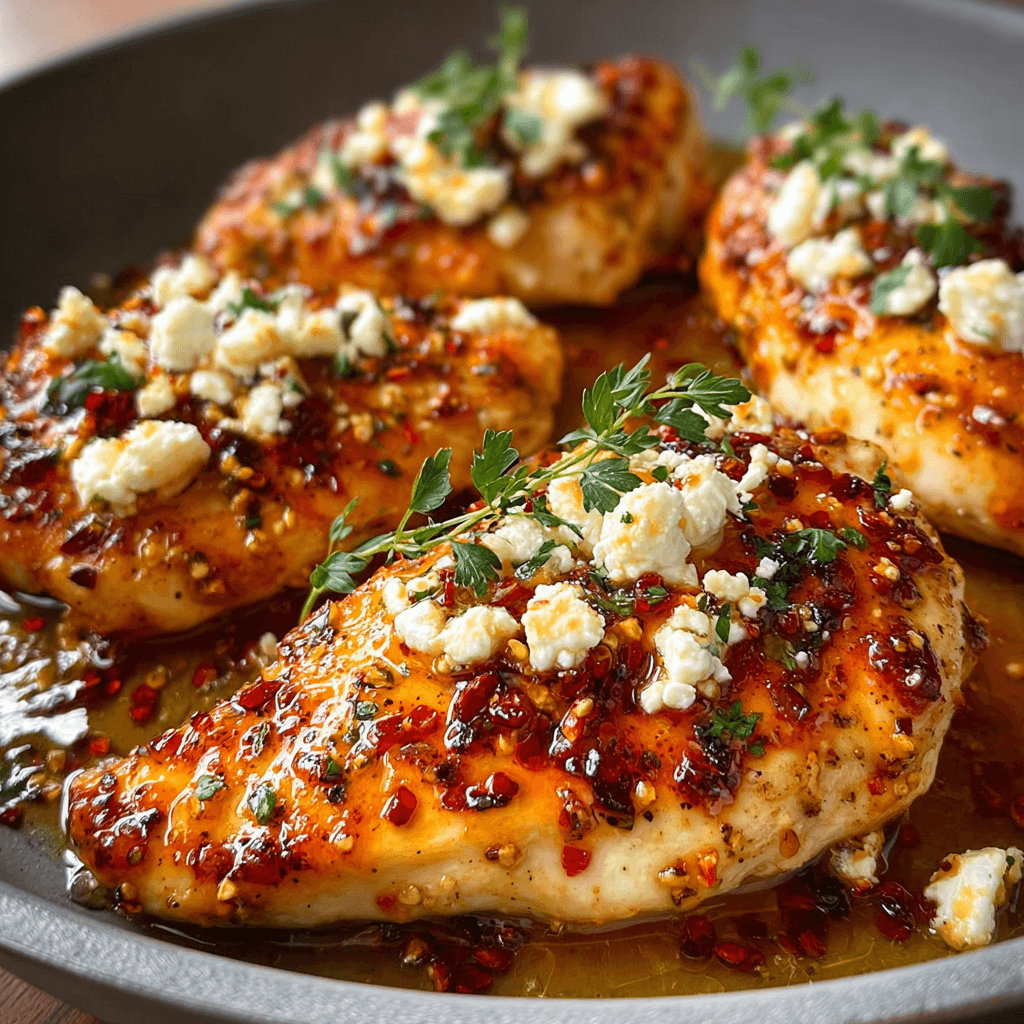 Hot Honey Feta Chicken